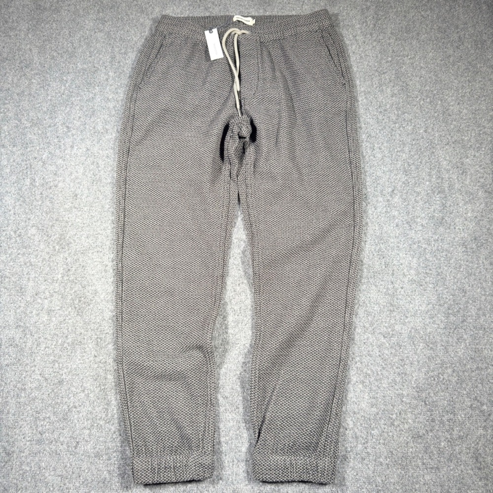 Taylor Stitch The Apres Pant Charcoal Sashiko Mens Size Medium Grey